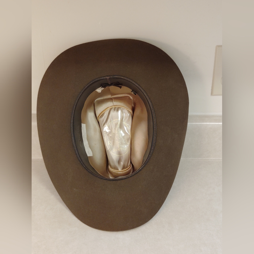 NWT**Resistol Brown Western Hat - Picture 2 of 14